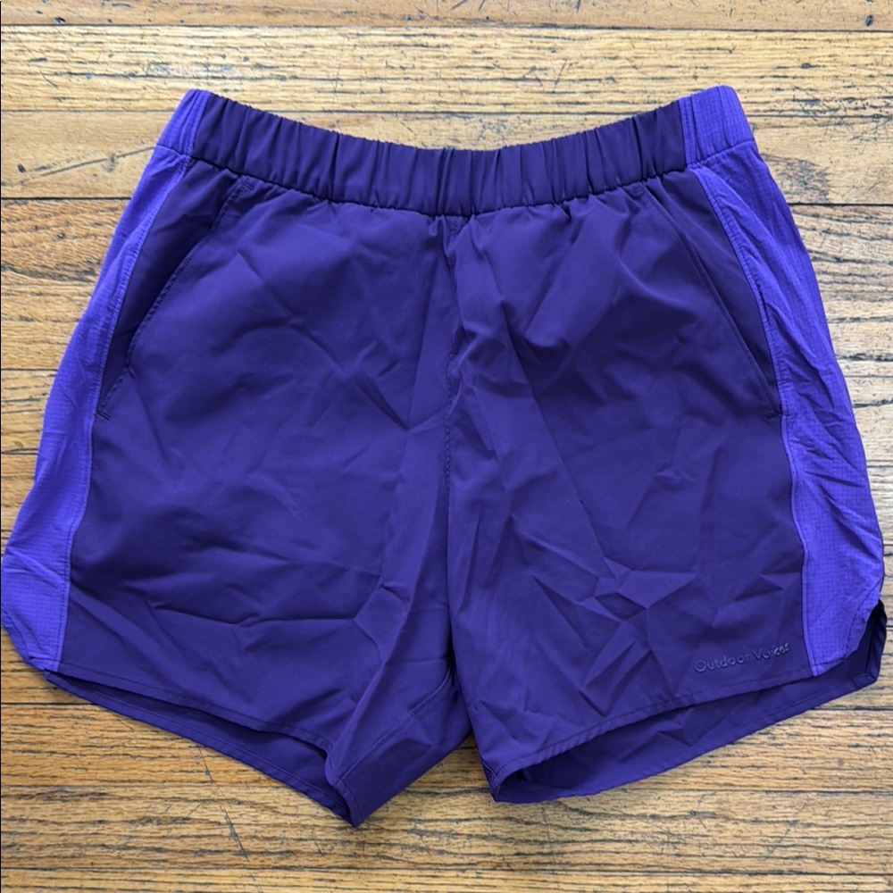 Outdoor Voices - Purple Athletic Shorts